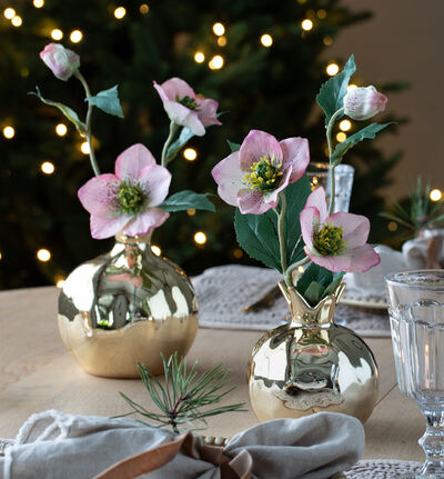 Kunstig lys rosa Helleborus Kunstig lys rosa Helleborus